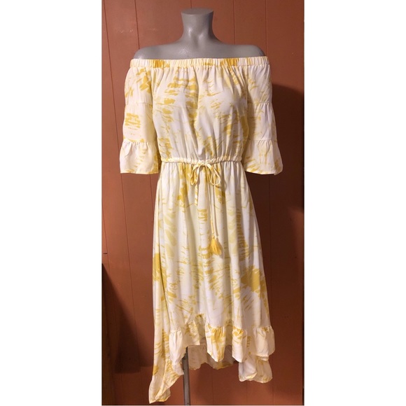 blue island Dresses Nwt Blue Island Beach Off The Shoulder Hilow